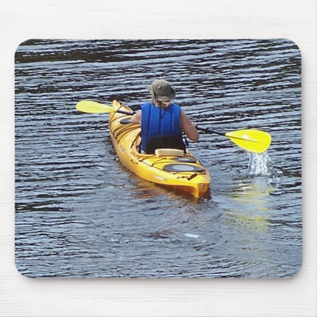 Kayaking hinunter den Fluss Mousepad (Vorne)