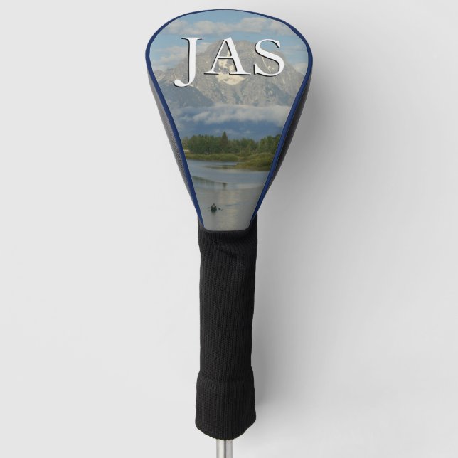 Kayaking in Grand Teton Nationalpark Golf Headcover (Vorderseite)