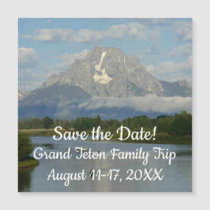 Kayaking in Grand Teton Nationalpark Magnetkarte
