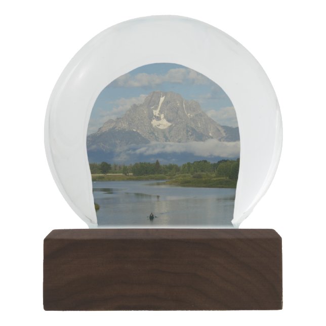 Kayaking in Grand Teton Nationalpark Schneekugel (Vorderseite)