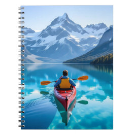  Kayaking in Mountains  Beautiful Nature Notizblock