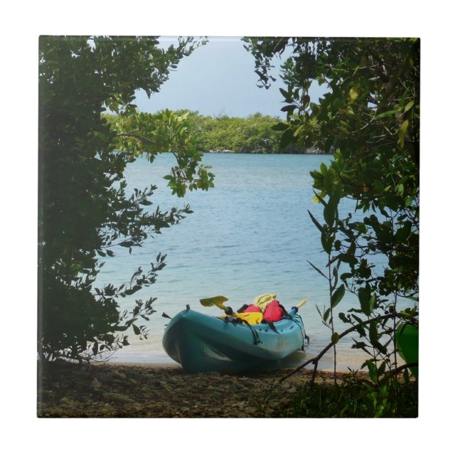 Kayaking in St. Thomas - US-Jungfrau Fliese (Vorderseite)