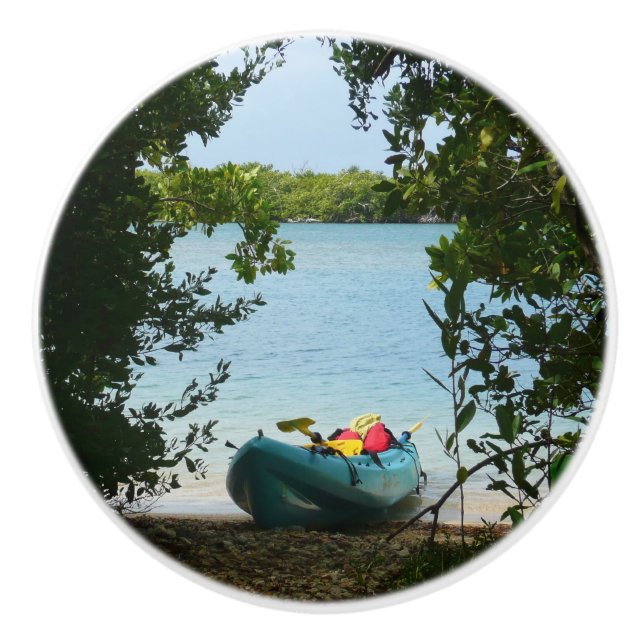 Kayaking in St. Thomas - US-Jungfrau Keramikknauf (Vorderseite)