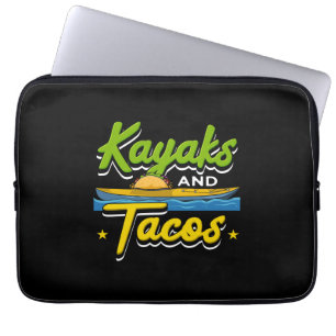 Kayaking - Kajaks und Tacos Lustiges Kayaking Laptopschutzhülle
