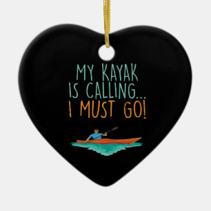 Kayaking Kayak-Geschenk Keramik Ornament