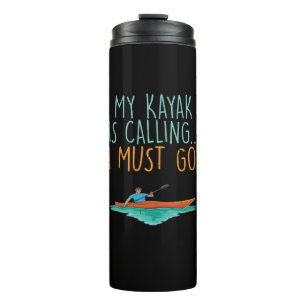 Kayaking Kayak-Geschenk Thermosbecher