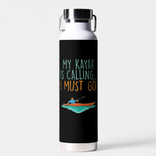 Kayaking Kayak Geschenk Trinkflasche