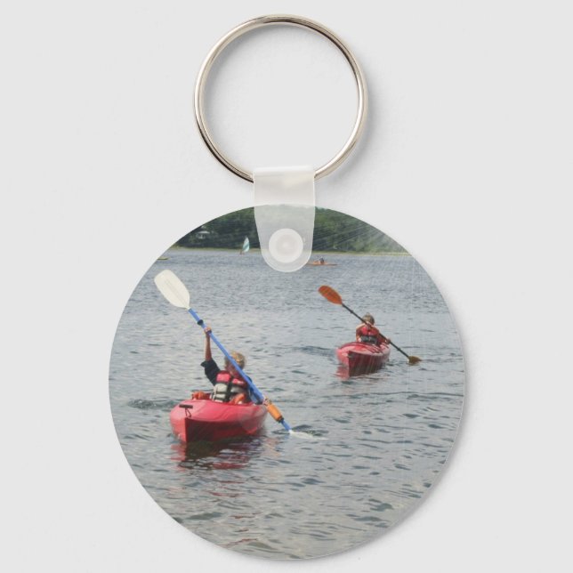 Kayaking Kids Schlüsselanhänger (Vorderseite)
