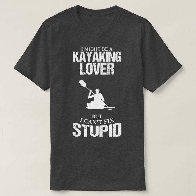 Kayaking Lover Funny Design for Gift (3) T-Shirt (Design vorne)