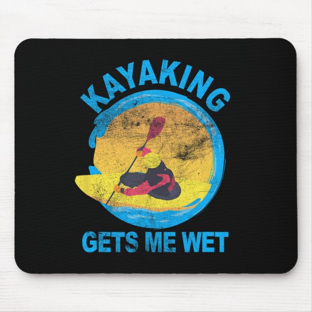 Kayaking macht mir Spaß an Halloween Mousepad (Vorne)