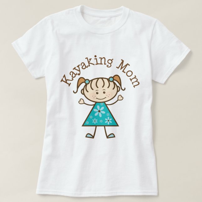 Kayaking Mama T-Shirt (Design vorne)