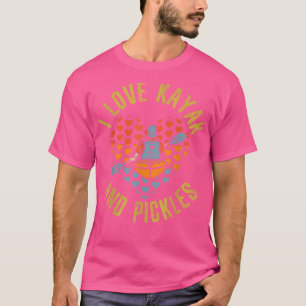 Kayaking Paddling Kanoeing Retro Kayak T-Shirt