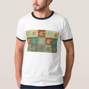 Kayaking Pop-Kunst T-Shirt