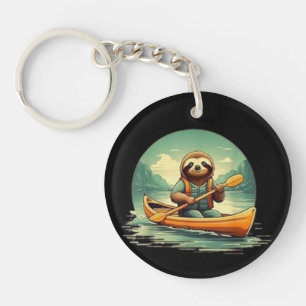 Kayaking Sloth Canoe Lover Animaux amusants Vintag