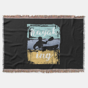 Kayaking T-Shirt - Vintag Retro Kayak Decke