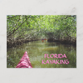 Kayaking Through the Mangroves Florida Adventure Postkarte