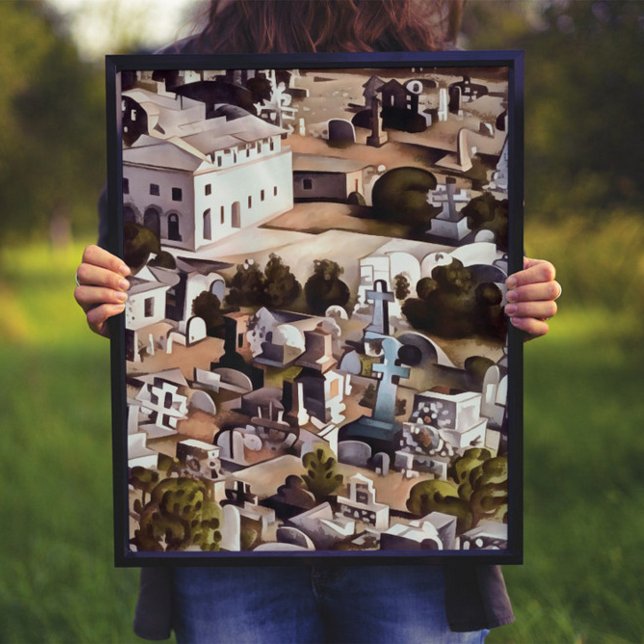 Kayakoy Fethiye Verdrängte Stadtgeometrie Art Poster (Von Creator hochgeladen)