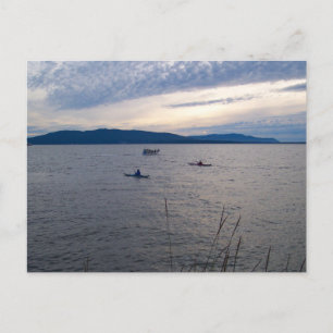 KAYAKS AUF BELLINGHAM BAY POSTKARTE