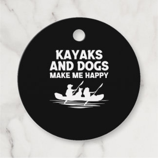 Kayaks Dogs Geschenkanhänger