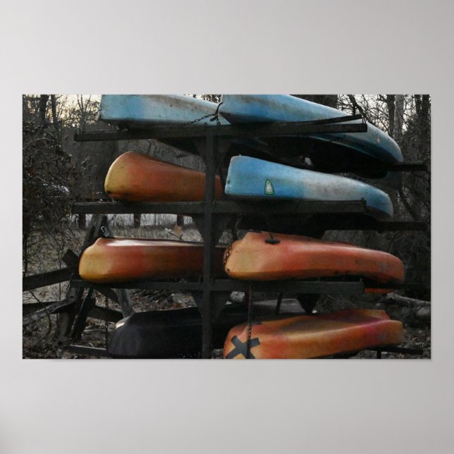 Kayaks Foto Poster (Vorne)