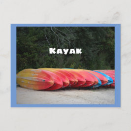 Kayaks Postcard Postkarte