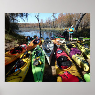 Kayaks Poster