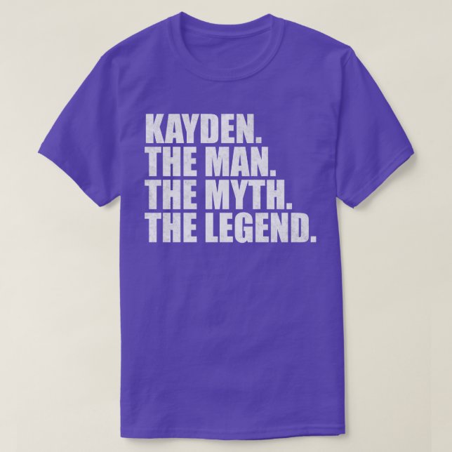 Kayden Kayden Name Kayden Vorname T-Shirt (Design vorne)