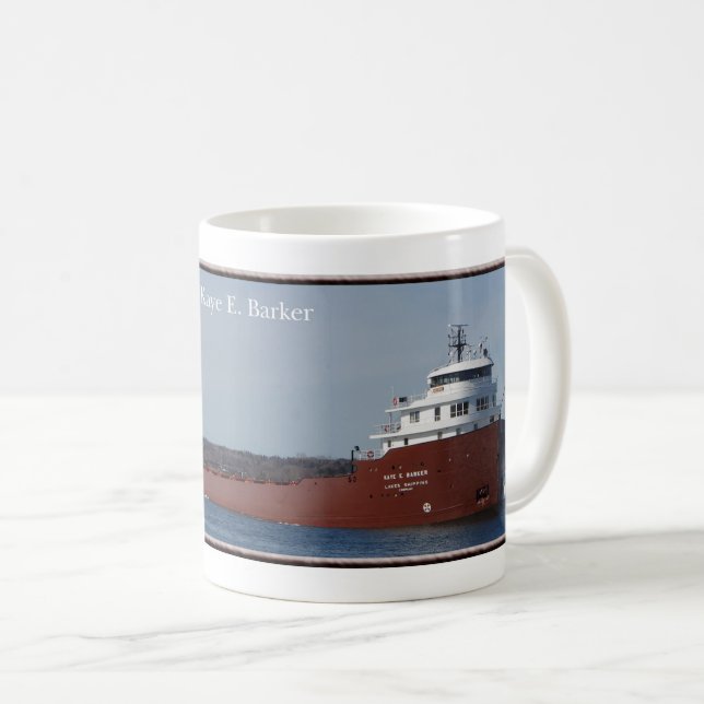 Kaye E. Barker laden Tasse (VorderseiteRechts)