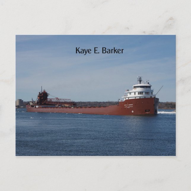 Kaye E. Barker Postkarte (Vorderseite)