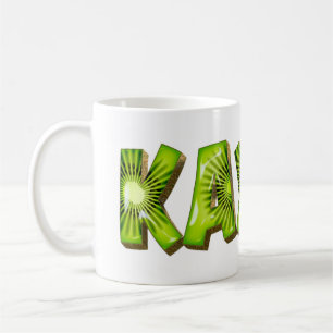 Kayla Name Kiwi Style Tasse Teetasse Kaffeetasse