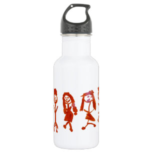 Kaylee meine Familie 2013 Art1a Hoboken das MUSEUM Trinkflasche