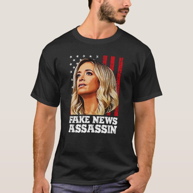 Kayleigh mcenany Fake News assassassin T-Shirt (Vorderseite)