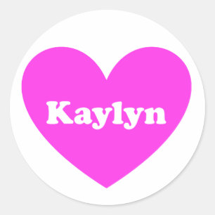 Kaylyn Runder Aufkleber