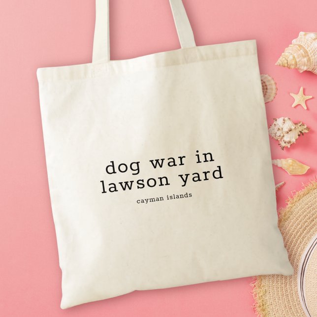 Kaymanischer Dialekt Folk Song Dog Krieg in Lawson Tragetasche (Von Creator hochgeladen)