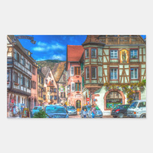 Kaysersberg Alsace Frankreich Rechteckiger Aufkleber