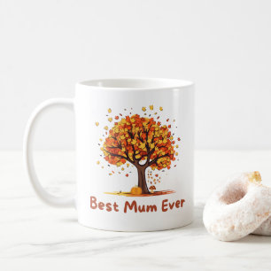 Kayte und Summer Fall Best Mum Ever Kaffeetasse
