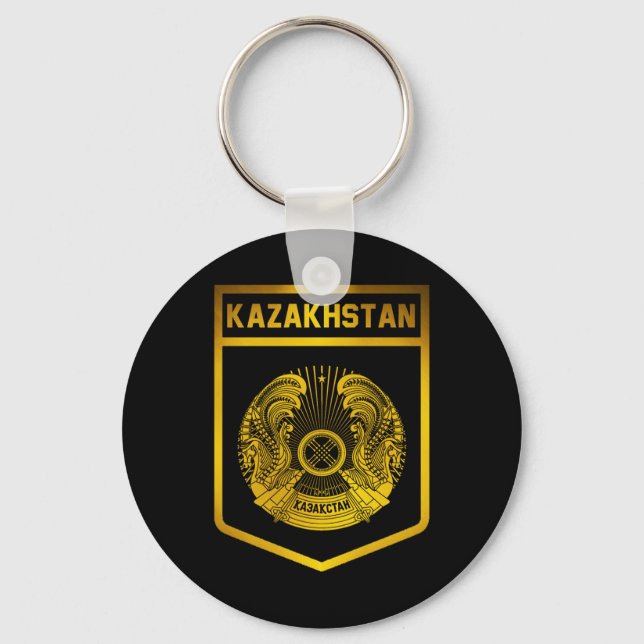 Kazakhstan Emblem Schlüsselanhänger (Vorderseite)