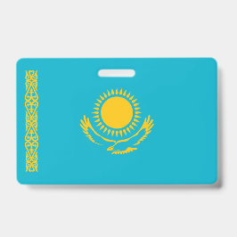 Kazakhstan flag ausweis