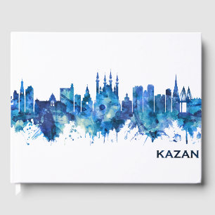 Kazan Russia Skyline Blue Gästebuch