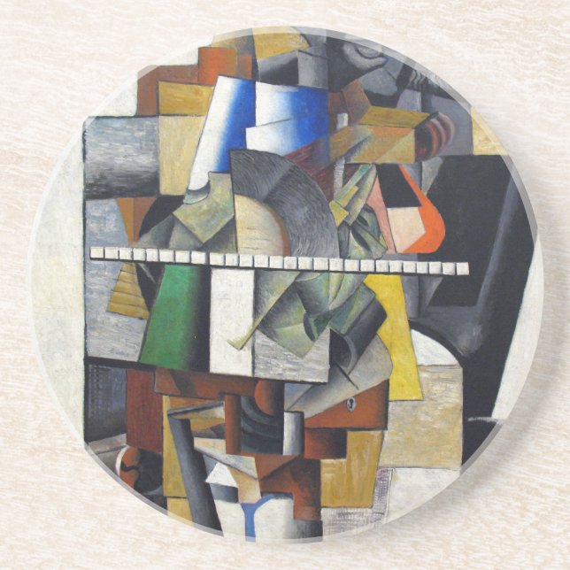 Kazimir Malevich Dessous de verre de grès d'art Ab (Devant)