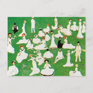 Kazimir Malevich - Erholung. Gesellschaft in Top H Postkarte