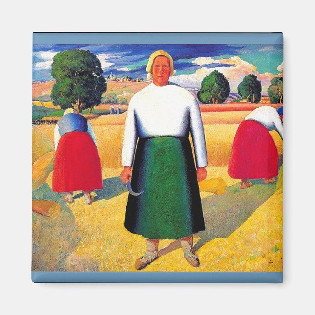 Kazimir Malevich Kunstwerk, Sensenmänner Magnet (Vorne)