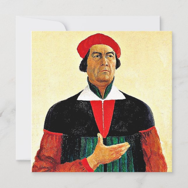 Kazimir Malevich Self-Portrait, 1933 Karte (Vorderseite)