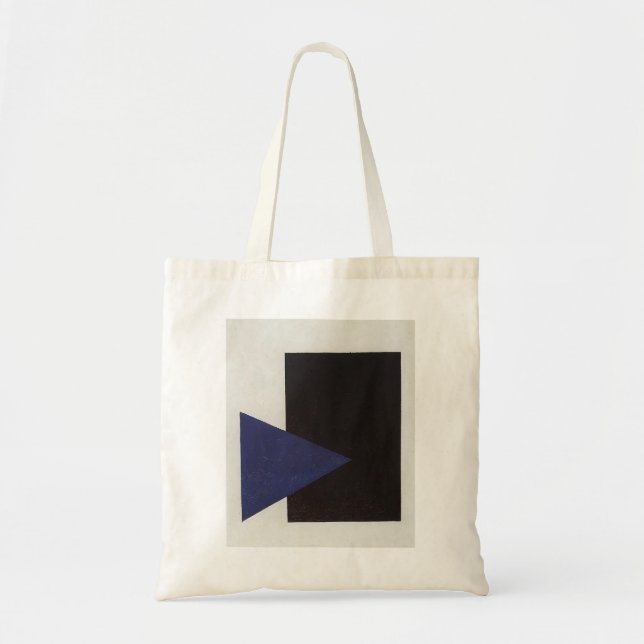 Kazimir Malevich- Suprematism mit blauem Dreieck Tragetasche (Vorne)