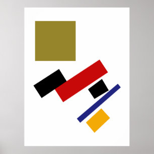 Kazimir Malewitsch Suprematismus Poster