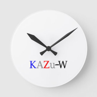 KAZu-W Runde Wanduhr