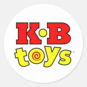 KB Toys Standard Logo Rund Vinyl Aufkleber