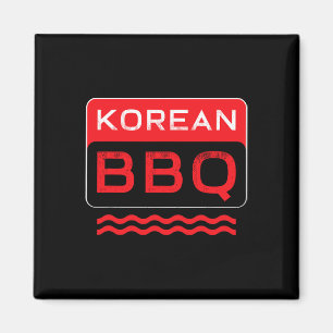 Kbbq koreanische Grillen Lover Asian Koch Barbecue Magnet