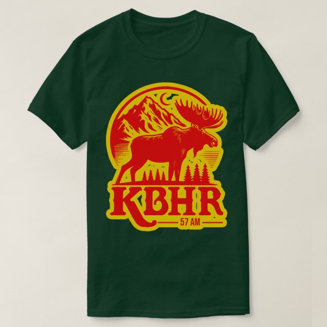 KBHR 57 AM Northern Exposure Radio Station TShirt (Design vorne)
