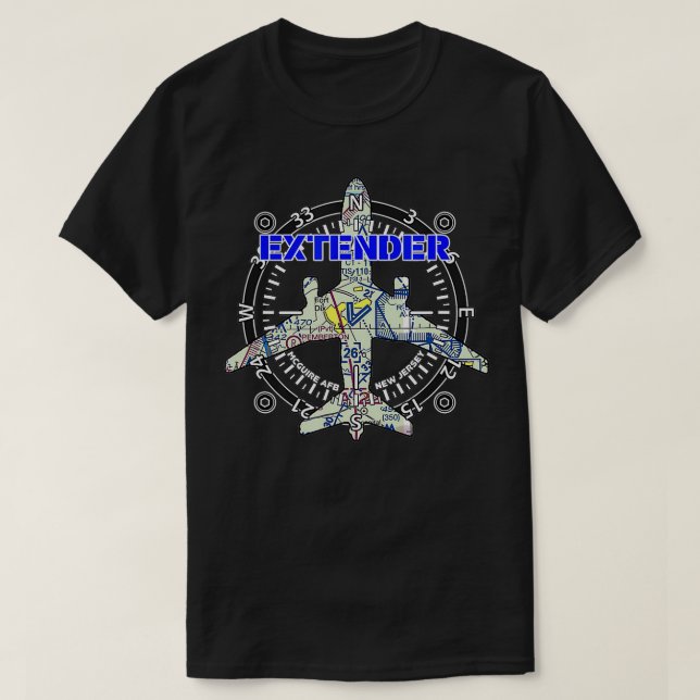 KC10 Extender Jersey Sectional McGuire AFB T-Shirt (Design vorne)